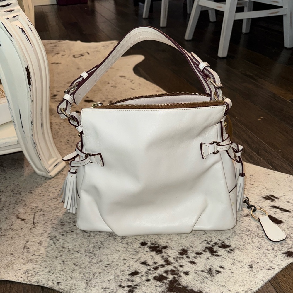 Dooney & Bourke Florentine Leather Teagan Shoulder Bag - Picture 2 of 10